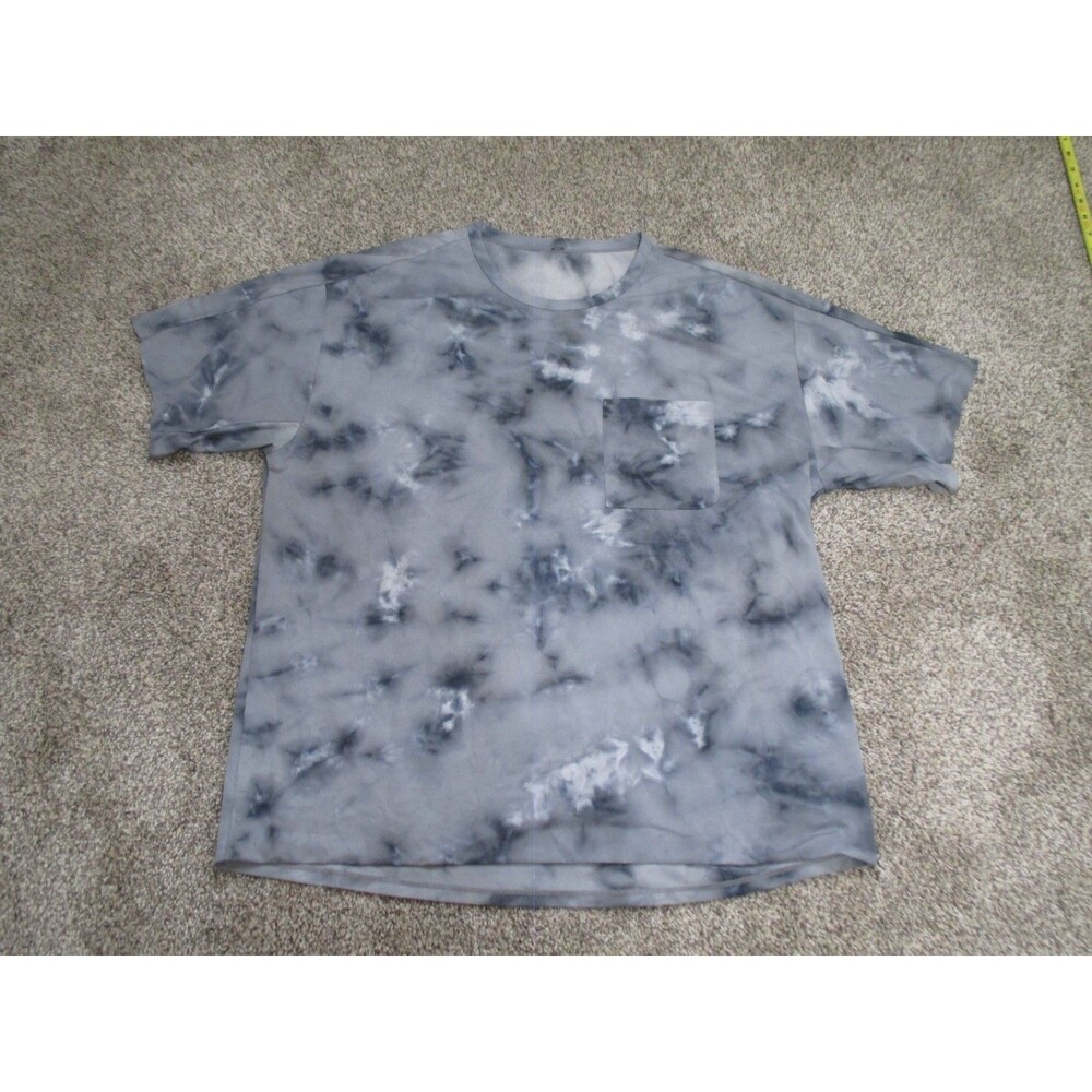 Lululemon Womens T Shirt XXL / 3XL grey tie dye shirt casual